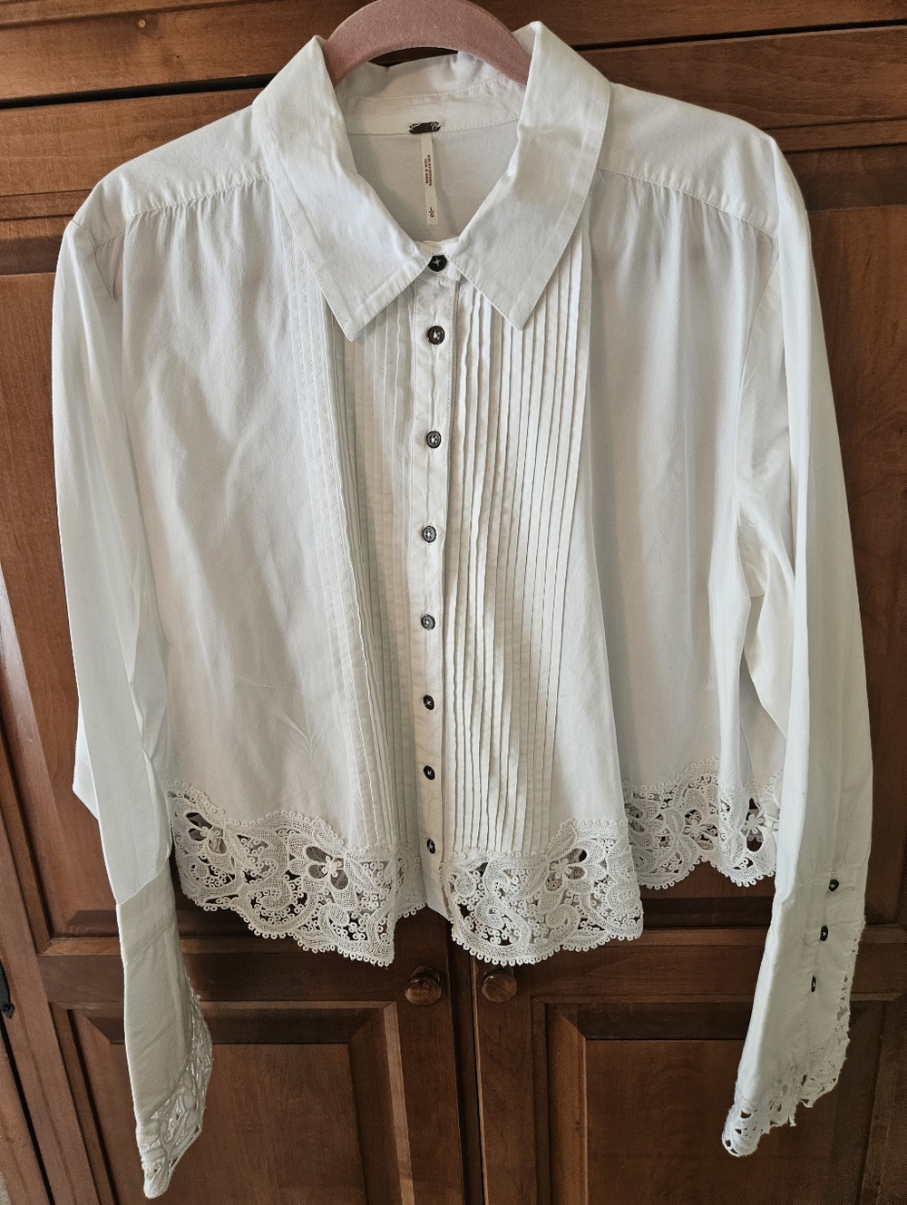 Free People, Adorable with Lace,  Hooked On You top